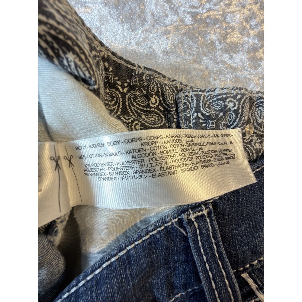 Ariat REAL Womens Jeans 32R 32x32 Marine Mid Rise Bootcut Western Cowgirl - Picture 6 of 11